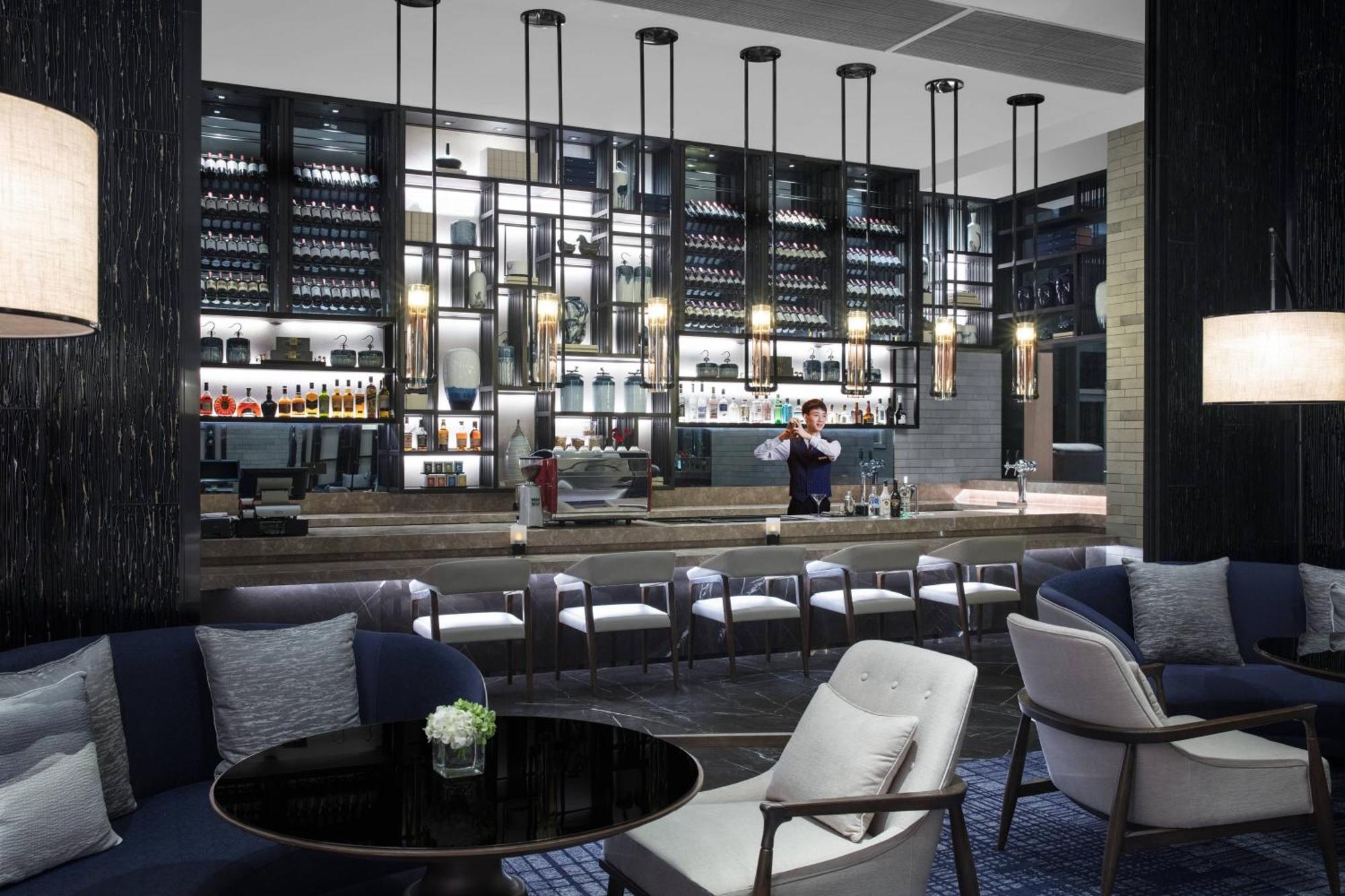 Marriott Nanjing South Hotel Bagian luar foto