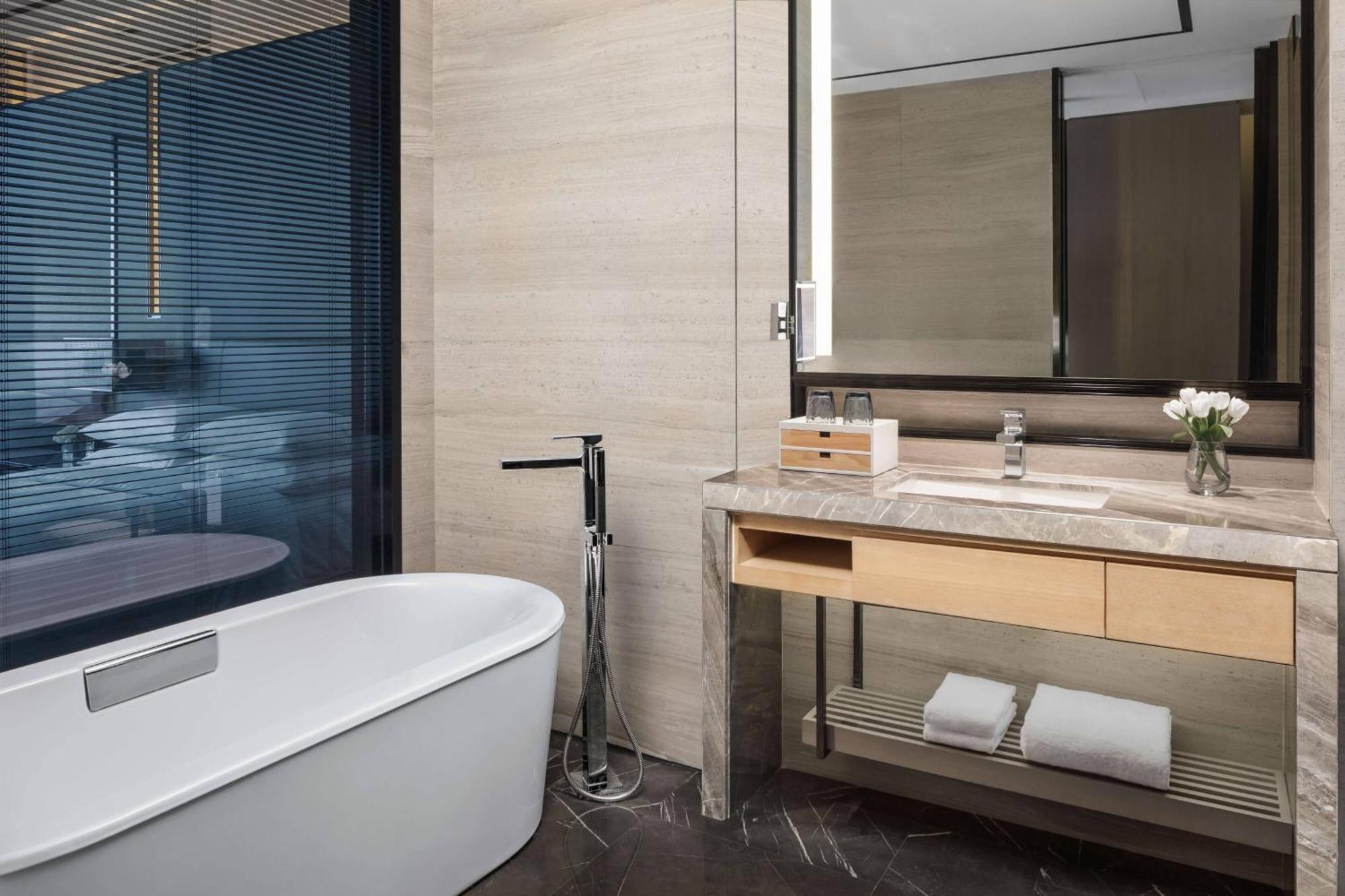 Marriott Nanjing South Hotel Bagian luar foto
