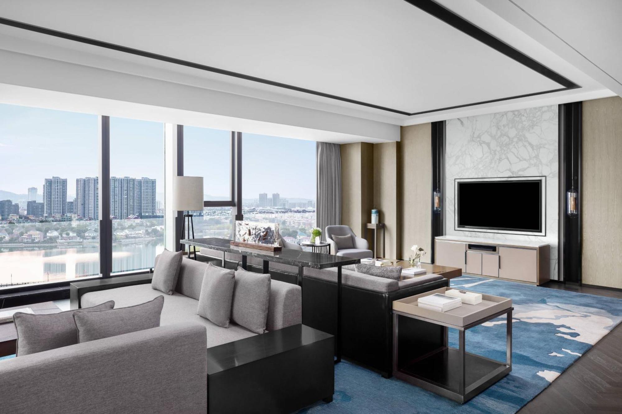 Marriott Nanjing South Hotel Bagian luar foto