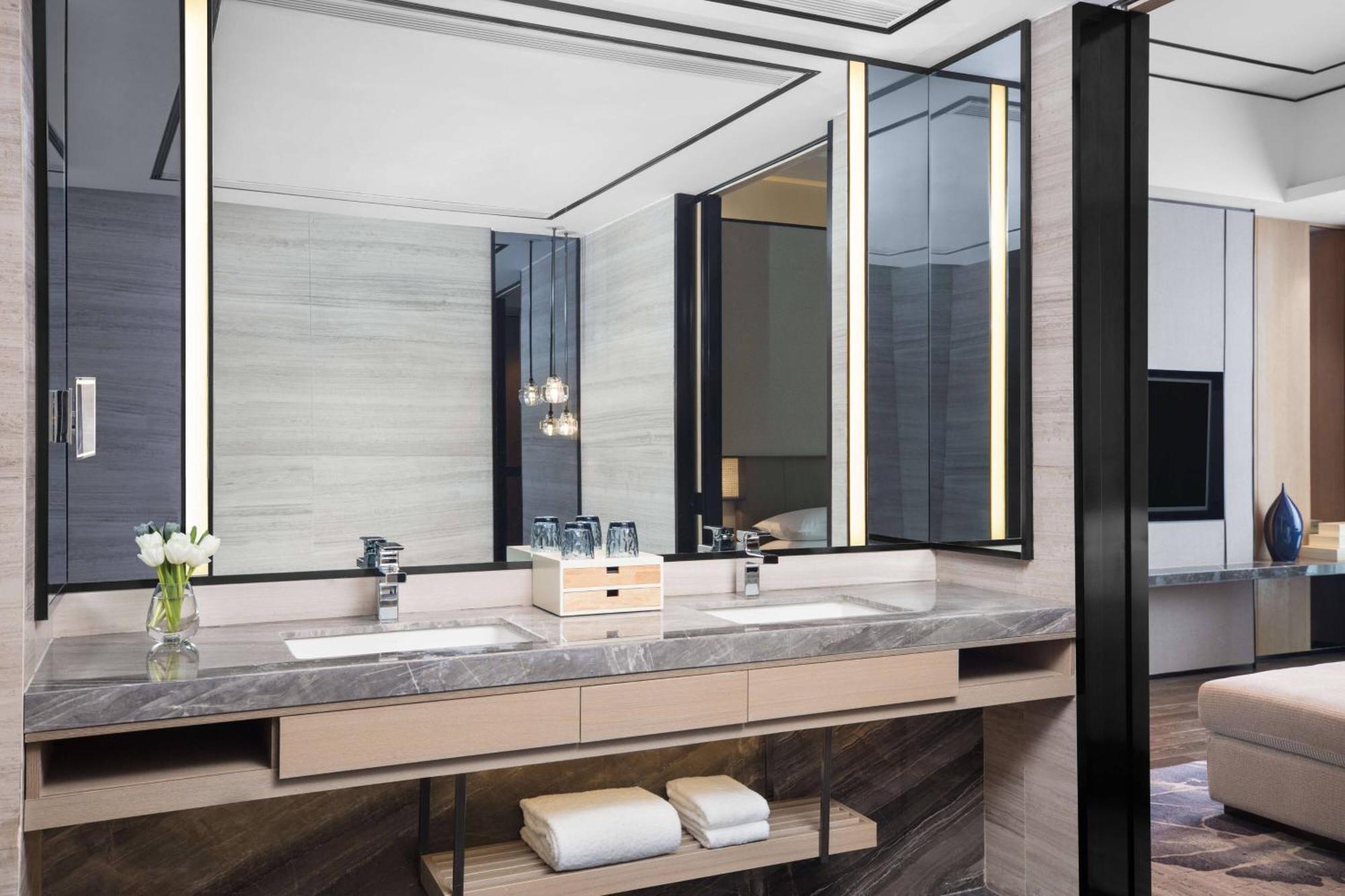 Marriott Nanjing South Hotel Bagian luar foto