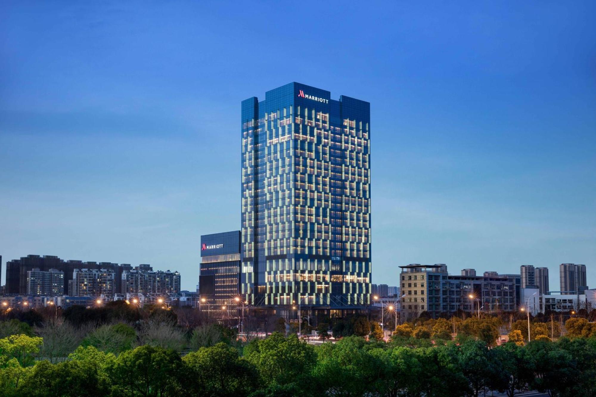 Marriott Nanjing South Hotel Bagian luar foto